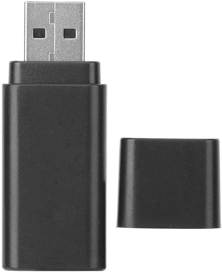 ASHATA Transmisor Receptor Universal, Mini transmisor Receptor de Audio inalámbrico Bluetooth 5.0 portátil, Receptor y transmisor 2 en 1, más rápido y más Estable