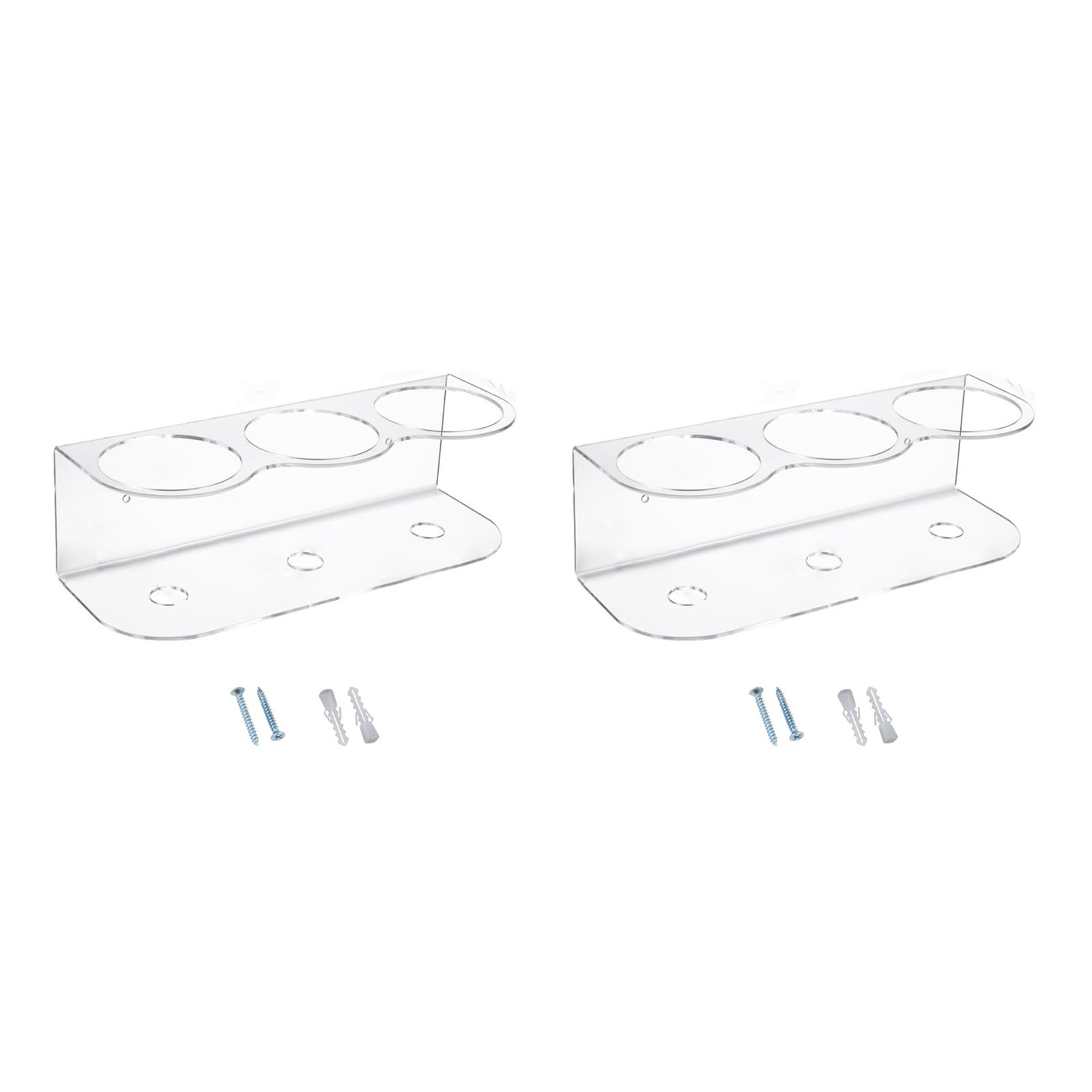 Elnwnnkc Multipurpose Wall Mounted Spray Can Holder Home Accessory Adjustable Acrylic Spray Can Storage Rack for Use Home and Dispenser Stand