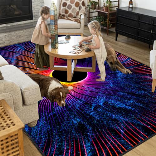 Tapis de sol salon et espace gaming lavable pour une maison moderne - 3