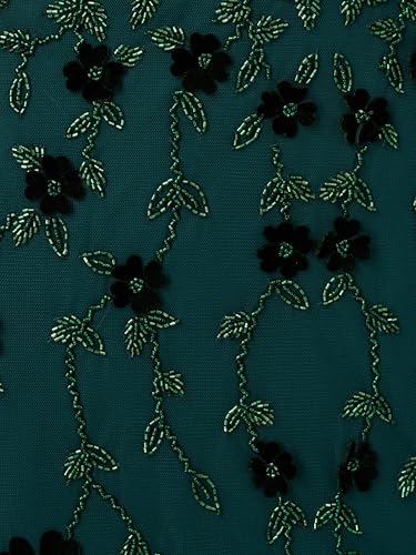 Adrianna Papell Women's Beaded Mesh Illusion Dress3