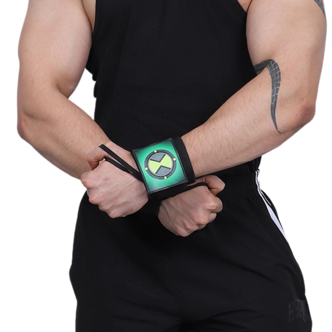 Zyzfit Wrist Wraps with Thumb Loop heavy duty 19 inches long - Professional Wrist Support Braces for Men & Women - Weight Lifting Cross Fitnesspowerliftingstrength Training (Superalien Ben 10 edition)-image-21