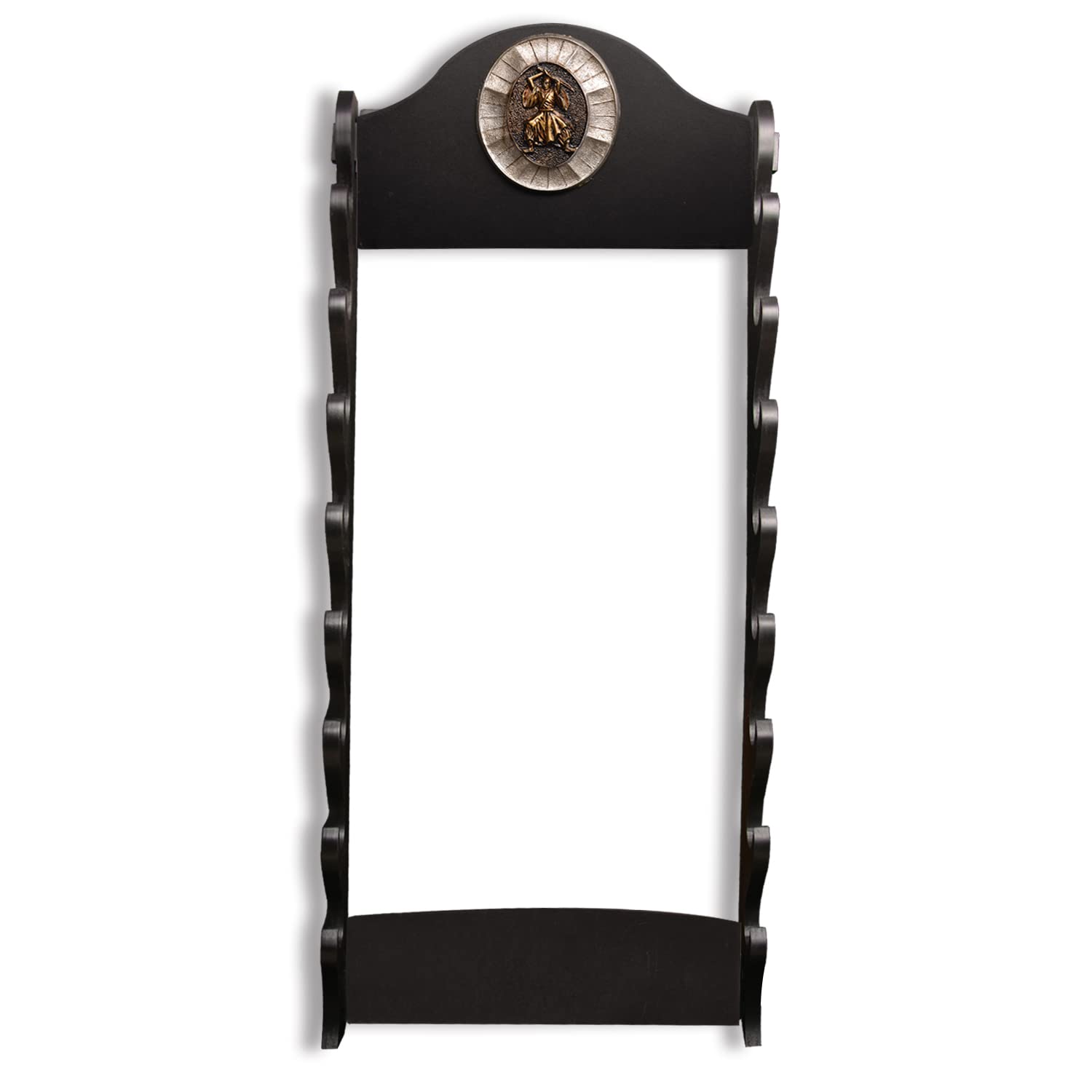 Sword fort katana wall mount, Sword Racks, black wood wall-mounted 8 ...