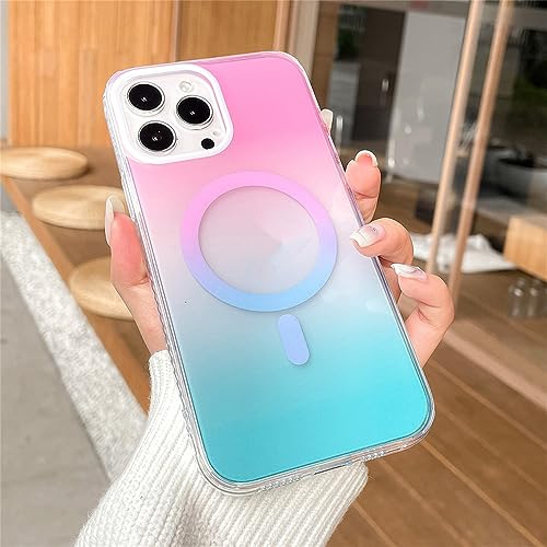 Coque dégradé rose bleu iPhone 12 Pro Max pour un style unique au quotidien