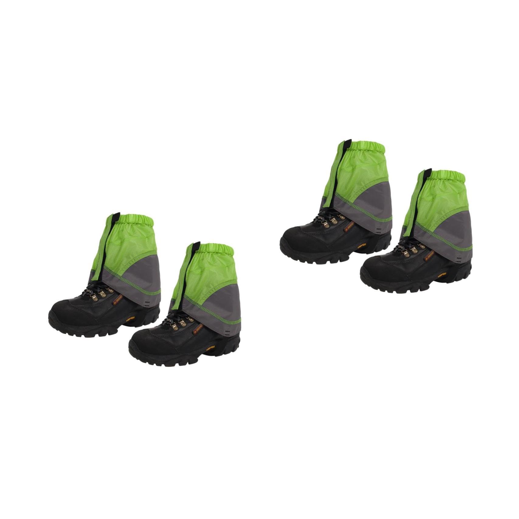 INOOMP 2paires Guêtres Imperméables Ultra-légères pour Randonnée des Chaussures Couvre- pour Activités De Plein Air Vert