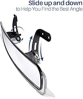 Vista 7 de BETOOLL Espejo lateral para carrito de golf y espejo central