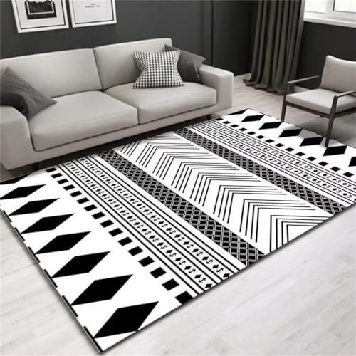 Tapis de chambre insonorisé et antidérapant déco graphique