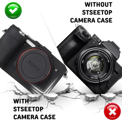 Funda para Cámara Sony A7C Alpha 7C Negra de Silicona miniatura 6
