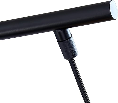 Miniatura 8 de Maxax Lámpara de pie de ratán para sala de estar de 65 pulgadas, lámpara de pie de arco de granja con pantalla de ratán tejida más grande, lámparas