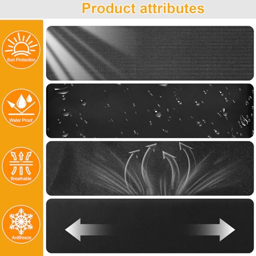 Image of Toaster Oven Air Fryer Cover, Heat-Resistant Waterproof Dust-proof Kitchen Appliance Covers Compatible with Breville Smart Oven Air Fryer Pro BOV900BSS Nuwave Bravo Air Fryer Toaster Smart Oven