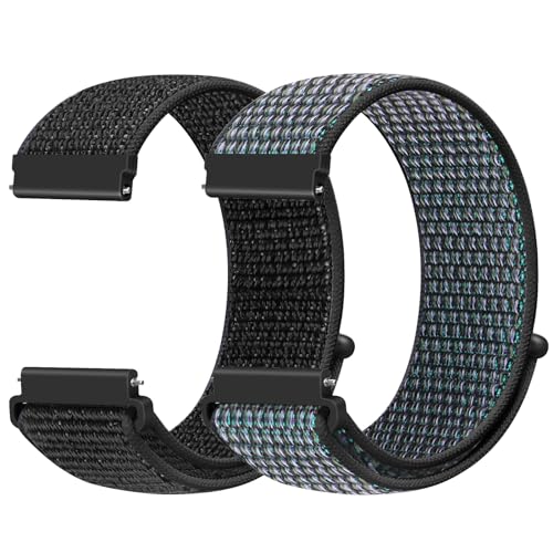 Bracelet nylon 22mm respirant pour remplacer bracelet Gear S3