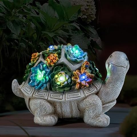 Elfengarden Solar Turtle Statue Cover