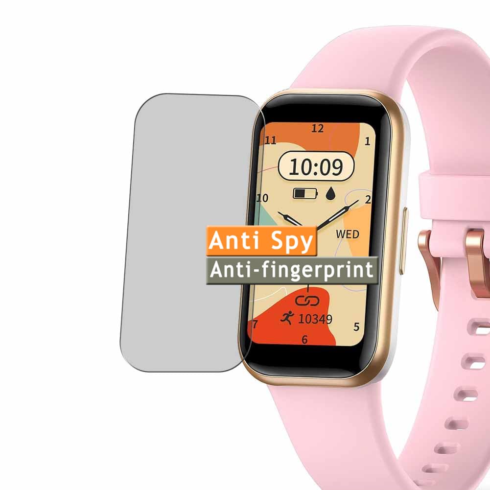 Vaxson Privacy Screen Protector, compatible with Meoonley H98 1.47" smart watch smartwatch Anti Spy Film Protectors Sticker [ Not Tempered Glass ]
