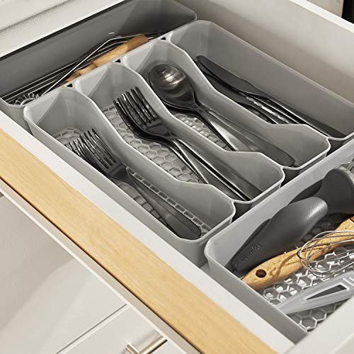 image for Spectrum Diversified Hexa Drawer Organizer Tray Modern Kitchen Cutlery