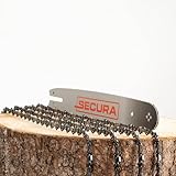 SECURA 4 Sägeketten + Schwert passend Kettensäge Stihl 35cm Kette 3/8' 1,3mm