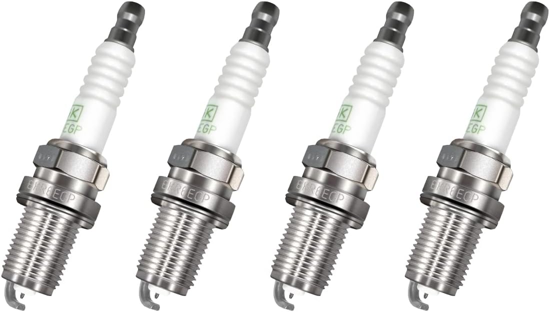 MAS Set of 4 UF333 Ignition Coils and NGK 7092 Platinum Spark Plugs Replacement for Toyota Camry Matrix RAV4 Highlander Solara Vibe TC HS250h 2.4L 2.0L OE# 90919-02244 90919-02266 C1330