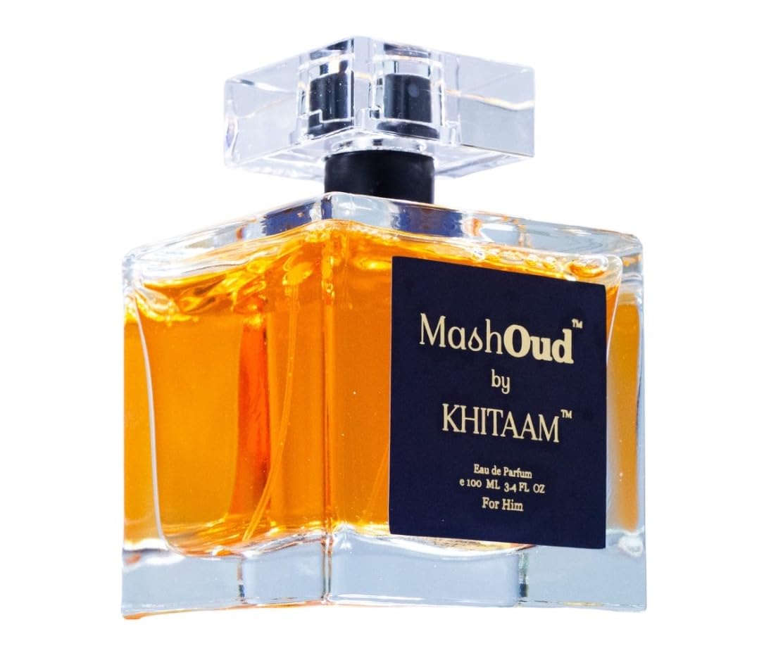 MashOud Fragrances - Eau De Parfum - Vaporisateur Natural Spray - Notes of Bergamot, Oud, & Masculinity - 100ml | 3.4 fl oz. - For Him