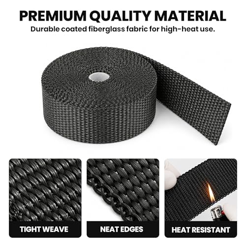 QIANZIEA Titanium Header Wrap