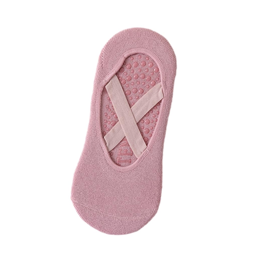 KAKASEA Non Slip Yoga Socks for Women Grips Pilates Socks with Cushion for Pilates Barre Ballets Dance Hospital