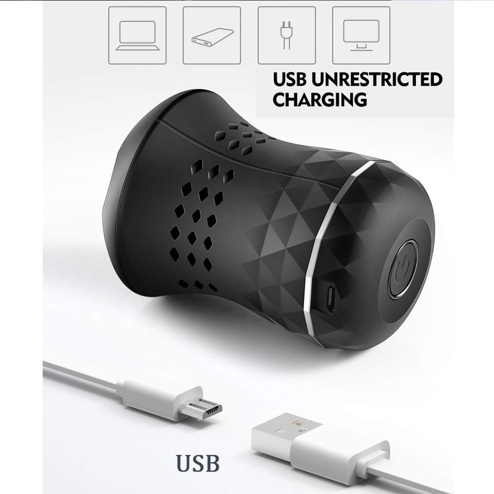 Removedor de Callos al vacío con Lima eléctrica para pies, Amoladora de pies Recargable por USB, Herramientas de pedicura Profesionales portátiles, Elimina la Piel Seca Muerta y Dura,C (A)
