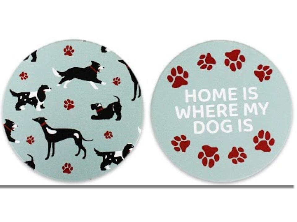 PDSA - Coasters - Coasters Set of 2 (Ceramic) - PDSA (Dog)