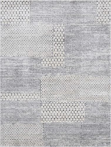 Hauteloom Amenae Contemporary Abstract Runner Rug for Hallway, Kitchen, Bedroom