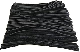 Kids B Crafty 250 Black Pipe Cleaners For Craft 30cm X 6mm Long Black Pipecleaners Chenille Crafts Stems Twistable