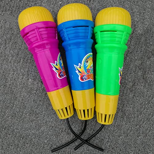 TOYANDONA 4 Pcs Microfone De Eco Para Cantar Bebê Eco Microfone Suporte De Microfone De Plástico Mod