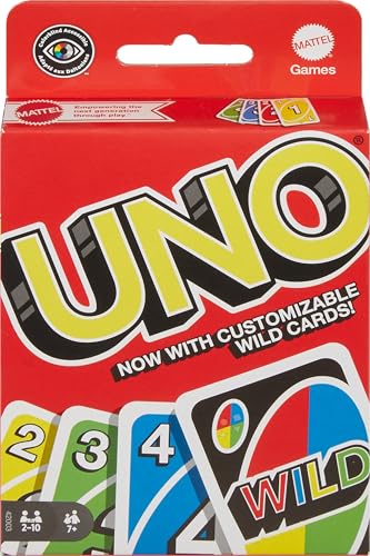 Mattel Games UNO: Classic Card Game, Multi, 8 x 3-3/4 x 81/100 in...