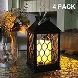 ☀【Decoración interior y exterior】：Puedes colgar un lámpara solar que te traiga un ambiente cálido y romántico, decoración de casas atractivas para Navidad, Halloween, fiestas, bodas y campamentos, y puedes colgarlo en paraguas, tiendas de campaña, árboles, etc., para ayudar a crear un ambiente festivo.