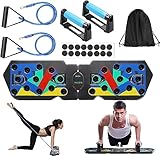 Daxiongmao Tabla de flexiones, tabla de flexiones dos en uno, gimnasio en casa, equipo de entrenamiento muscular, entrenamiento muscular de pie, entrenamiento de flexiones, equipo portátil de