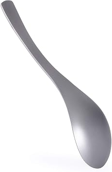 Boundless Voyage Titanium Spoon for Camping Travel Home with Carry Bag Outdoor Tableware Camping Flatware Cooking Utensils Ti15171B