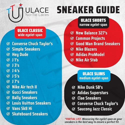 uLace Classic No-Tie Shoelaces - Elastic Shoe Laces for Sneakers | Stretchy, Elastic Laces or Slip-On Convenience and Comfort | Easy Installation, For Teens and Adults - Medium Grey by U-Lace - Image 6