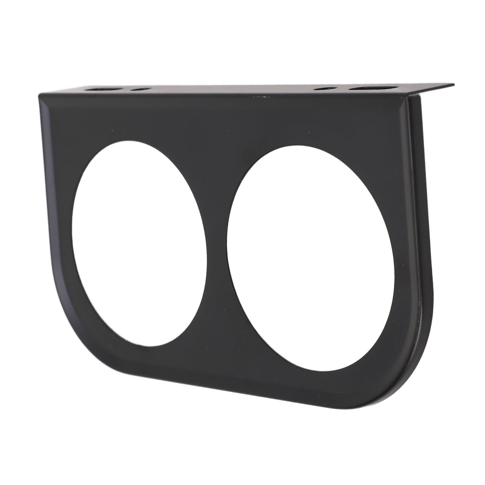 Dioche Porta del Supporto per Misurazione del Pannello a 2 Fori Durevoli per Metri per Auto 52 Mm Venbolo di Strumenti in Metallo Universale Nero (Black)