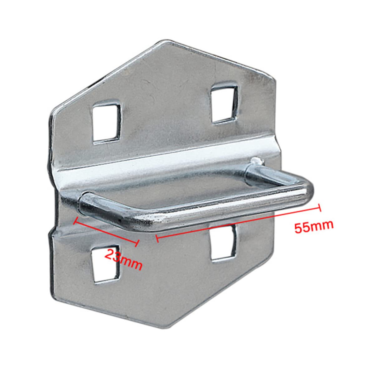 Alipis 1Set Tool Organizing Storage Hook Peg Hooks with Plating for Pegboard Shaped Curved and Ring Style for Garage Workshop and Craft Storage