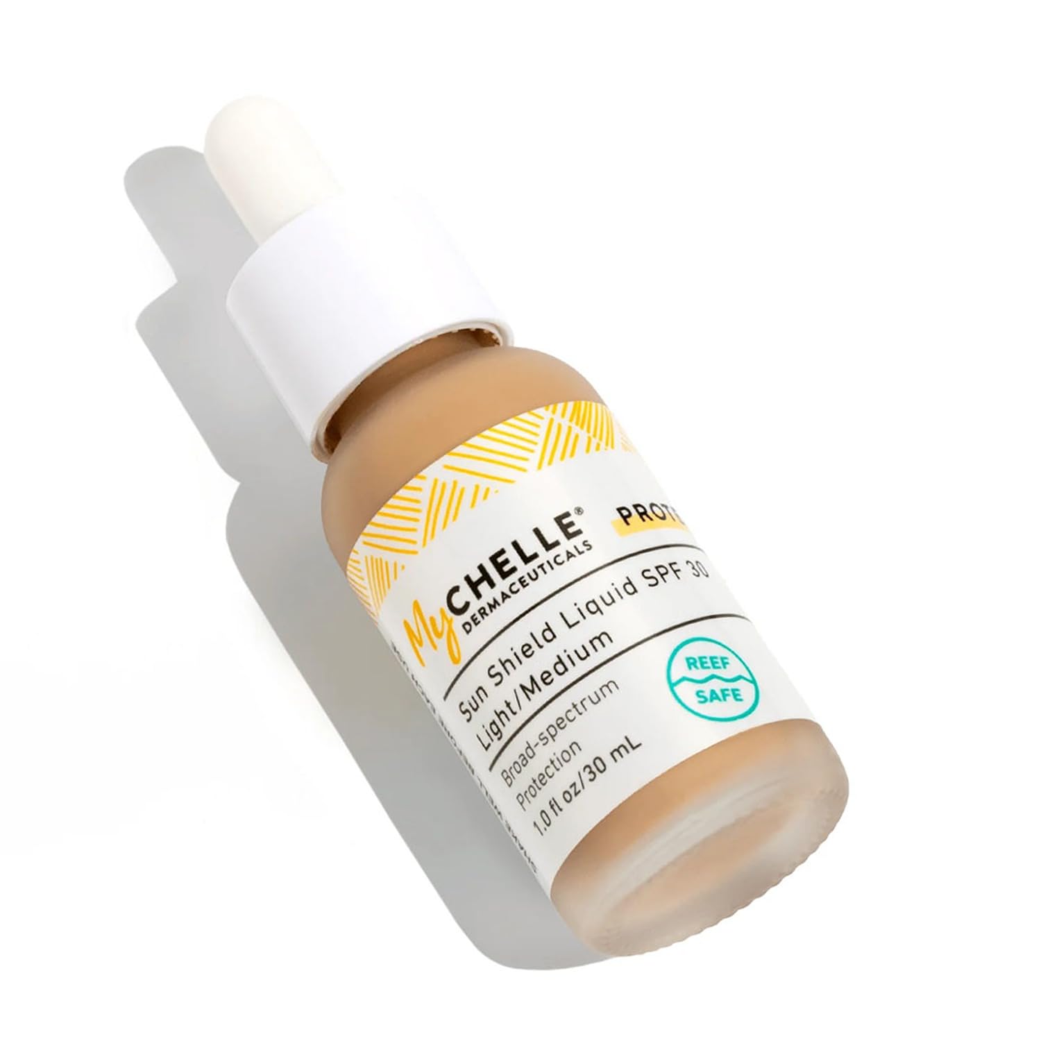 MyChelle Dermaceuticals Sun Shield Liquid Zinc SPF 30 Light/Medium - Tinted Sunscreen for…