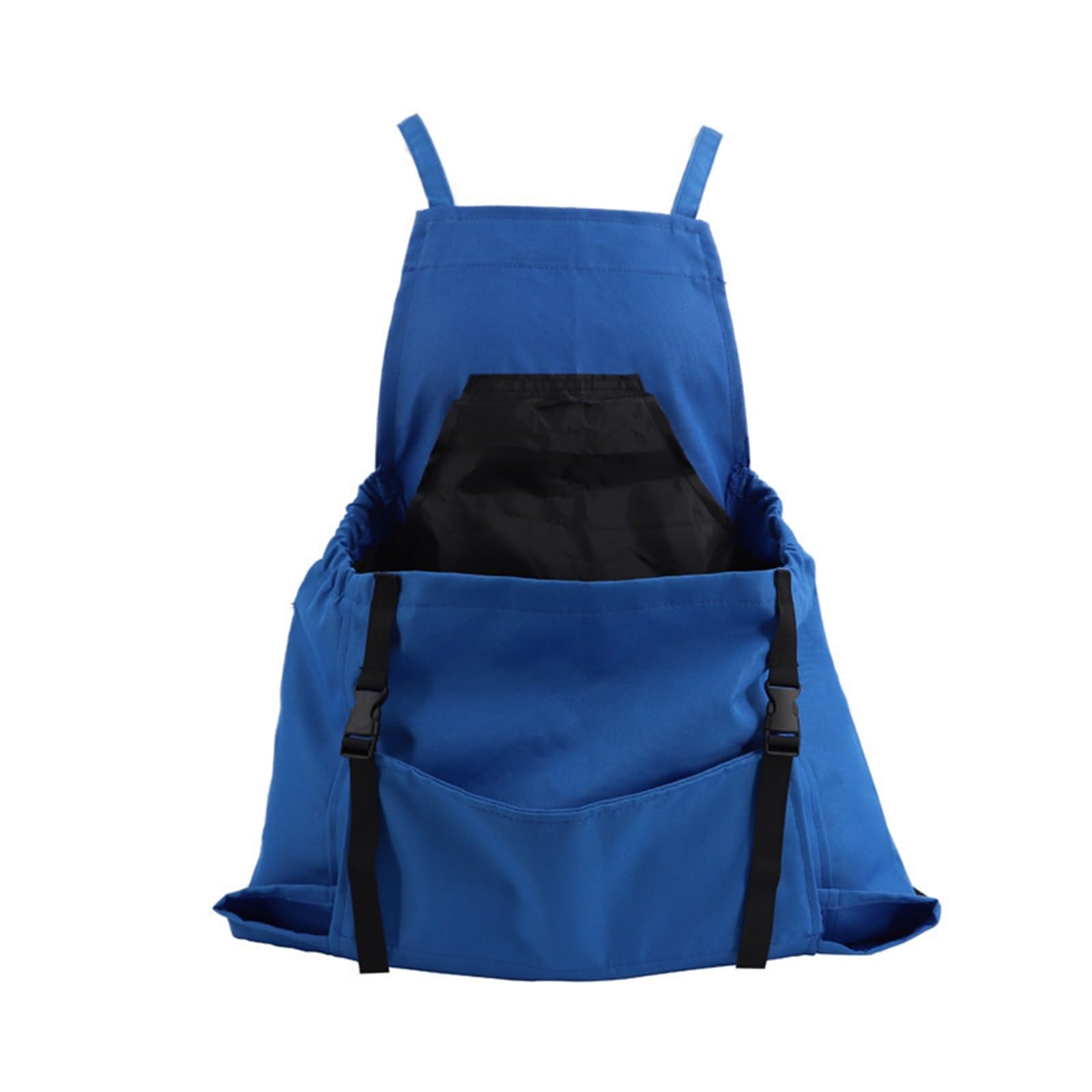 Tablier De Travail Tablier de Jardinage avec Poches, Tablier de Cuisine for Hommes et Femmes, Pochette de cueillette for vergers, réglable, résistant à l'eau, Lavable(Blue)