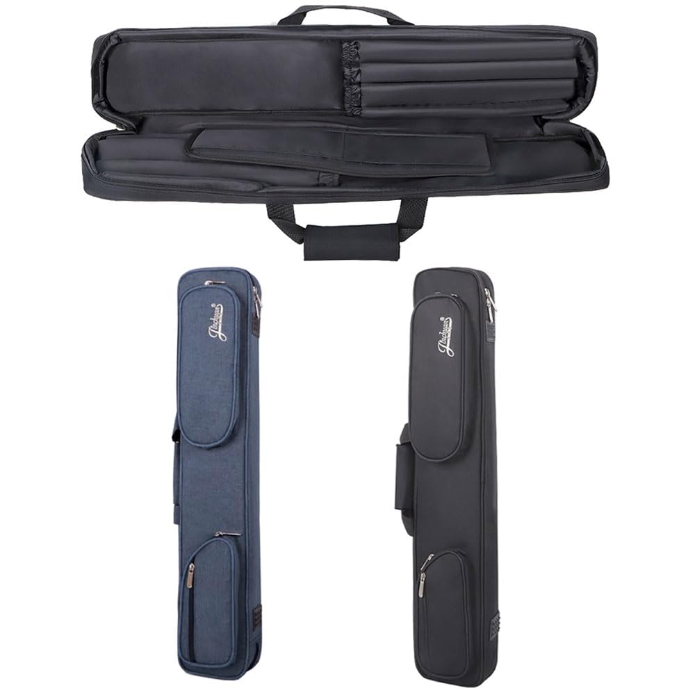 Étuis pour queues de billard portables avec sangles réglables et poignée, étuis pour queues de billard Étuis pour queues de billard portables avec sangles réglables et poignée, étuis pour queues de billard