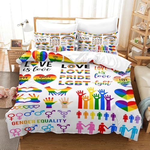 Housse de couette 3D caniche en microfibre super douce et légère - 3