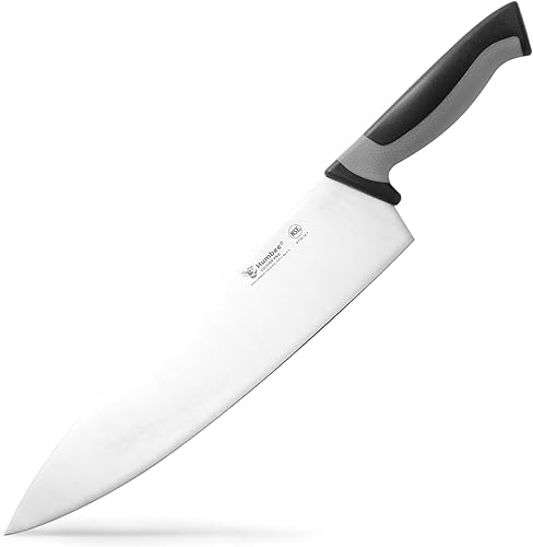 Miniatura 8 de Cuchillo de chef de 10 pulgadas, hoja de acero inoxidable de alto carbono certificada NSF – Mango ergonómico codificado por colores, cuchillo de