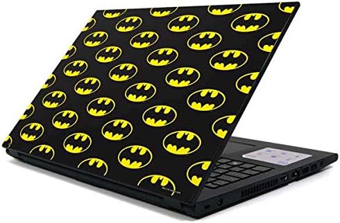 Skinit Decal Laptop Skin Compatible with Inspiron 15 3000 Series - Officially Licensed Warner Bros Batman Logo All Over Print Design