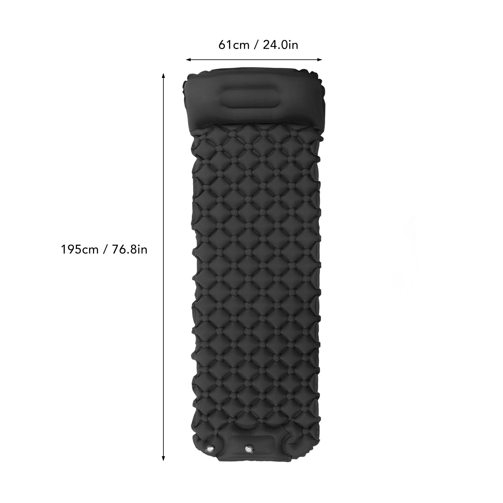 Niiyen Foldable Mat, Fiber Foldable Outdoor Camping Sleeping Mats Waterproof Mat Rest Mat, Outdoor Foam Camping Pad Portable Beach Tent Sleeping Pad Mattress (Dark Gray)