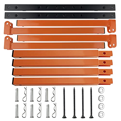 Foozet Wall Mount Paddle Board Racks, Surfboard Hanger Duty Steel, Adjustable Metal Paddleboard Home, Garage Organizer, Store & Display Up To 2 Surfboards, Snowboards, Longboards #TOP5