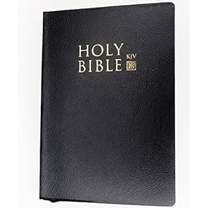 Holy Bible Old & New Testament KJV Black Leatherette 5 x 7
