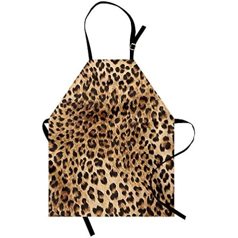 Delantal de Cocina Estampado de Leopardo ABAKUHAUS Cover