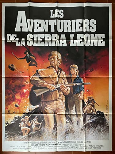 Affiche LES AVENTURIERS DE LA SIERRA LEONE Bob SCHULZ 120x160cm