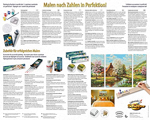 Schipper 609260664 Malen nach Zahlen - Ländliche Idylle - Bilder malen für Erwachsene, inklusive Pinsel und Acrylfarben, Triptychon, 50 x 80 cm – Bild 3