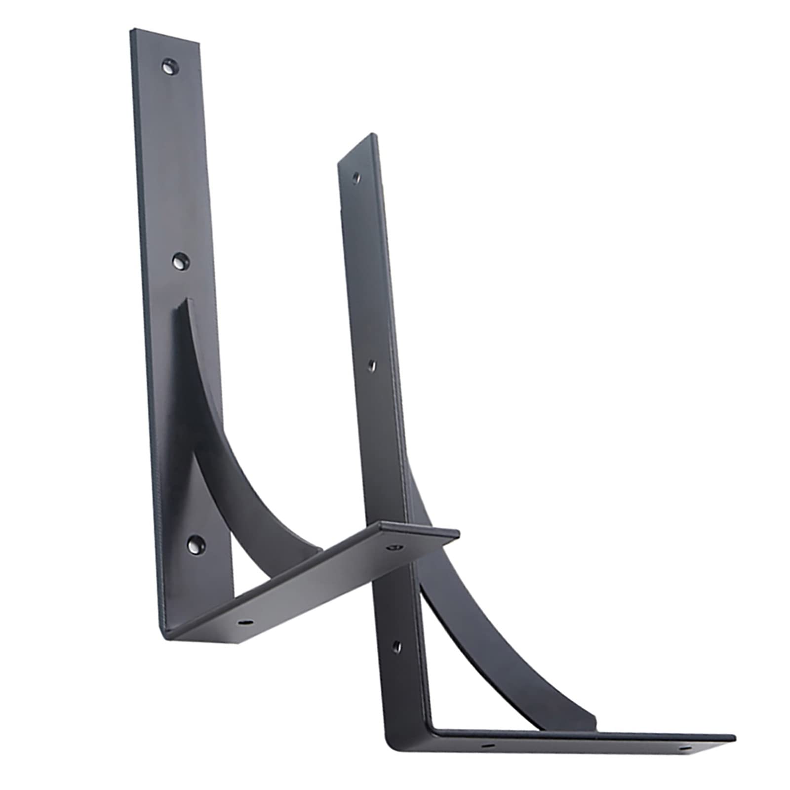 Supports d'étagère à 90 degrés 500 mm pour établi de bricolage noir