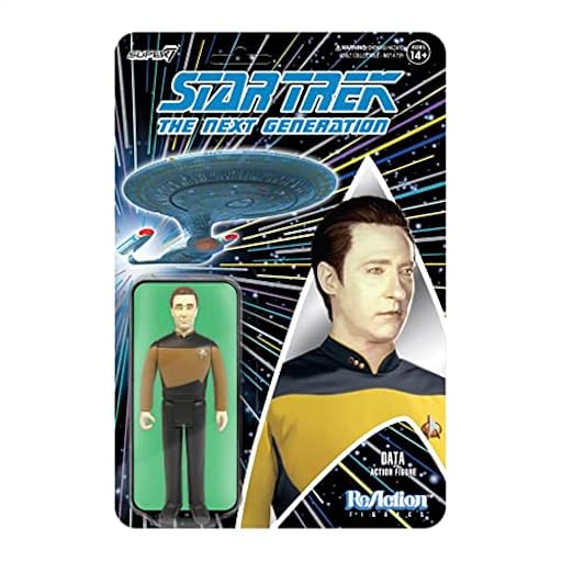 SUPER7 Super 7 - Figura de reacción de Star Trek: La próxima generación Wave 1 - Datos | Ya disponible en tu tienda friki favorita! En mundofriki.es!