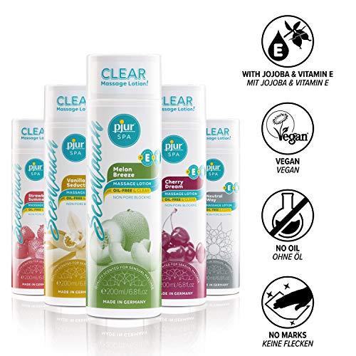 pjur SPA ScenTouch Vanilla Seduction - Klare Massagelotion mit dem Duft verführerischer Vanille - kein Öl, kein Fett, keine Flecken (200ml) - Image 3