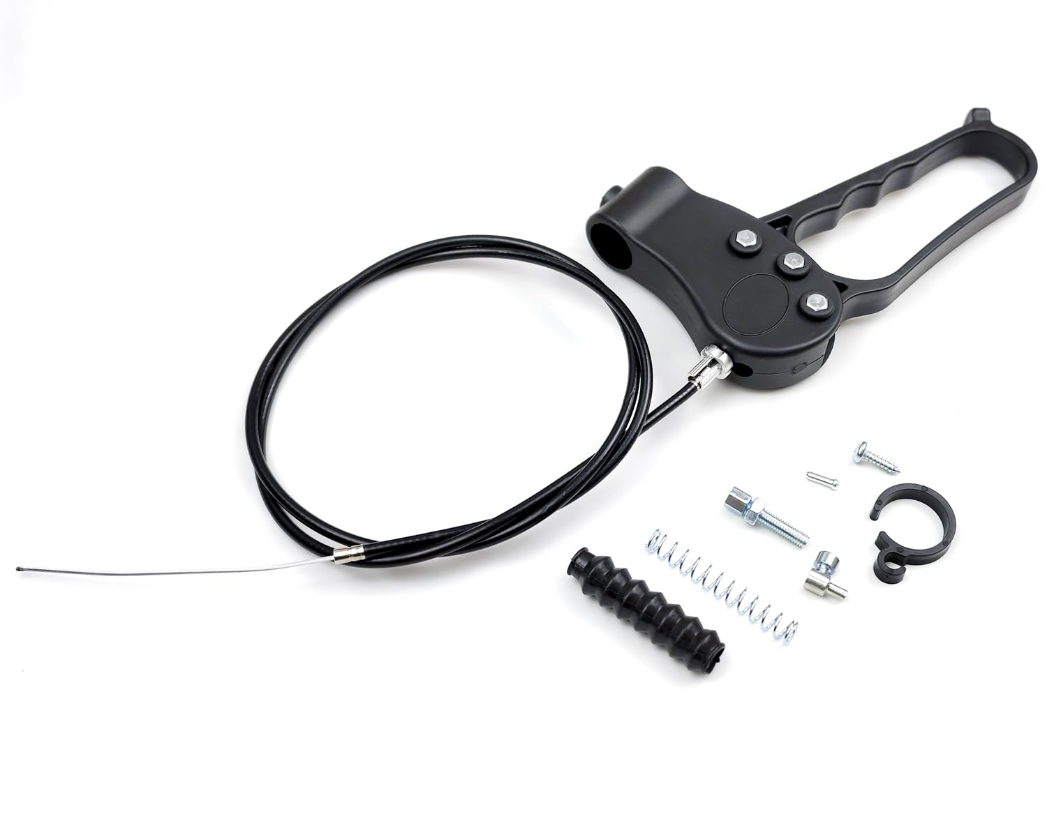 Photo 1 of 1Set Rollator Replacement Brakes,Walker Replacement Hand Brake,41 Inch Cable,Adjustable Wheel Lock,w/Hardware, Cable,Clip,Compatible with All Brands 3/4 Wheel Aluminum Steel Rollator,Universal Parts